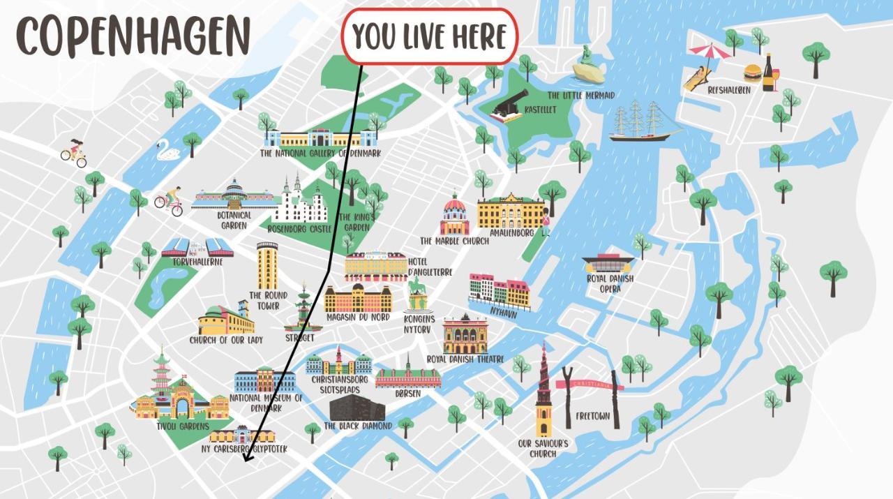 Xl Exclusive Penthouse By Copenhagen City & Tivoli Экстерьер фото